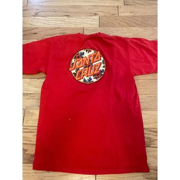 The Original Santa Cruz, men's red casual short sleeve t shirt size medium - Picture 6 of 10